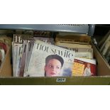 A large collection of vintage newspapers, magazines and books including; Queen Victoria, Queen