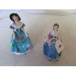 Two Coalport figures Penelope and Barbara