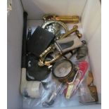 Various vestas, penknives, whistles etc