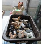 A Beswick Poodle, Markay Yorkshire Terrier, Wade and other animals