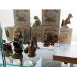 Six Royal Albert Beatrix Potter and four others with four books