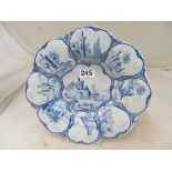 A Delft style plate Makkum.