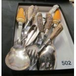 Some horn and other cutlery