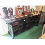 A long oriental style sideboard