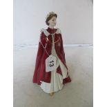 A Royal Worcester 80th Birthday model of Queen