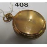 An Elgin gold-plated pocketwatch