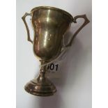 A silver cup