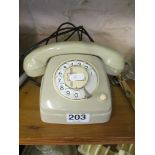 A vintage French telephone