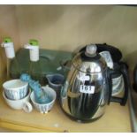 A Dualit coffee maker and other kitchen items