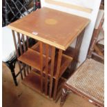 An Edwardian style revolving bookcase