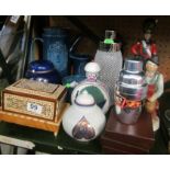 A figure Cold stream Guards, other ornaments, china and thimbles