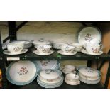 A Wedgwood dinner set (chipped)