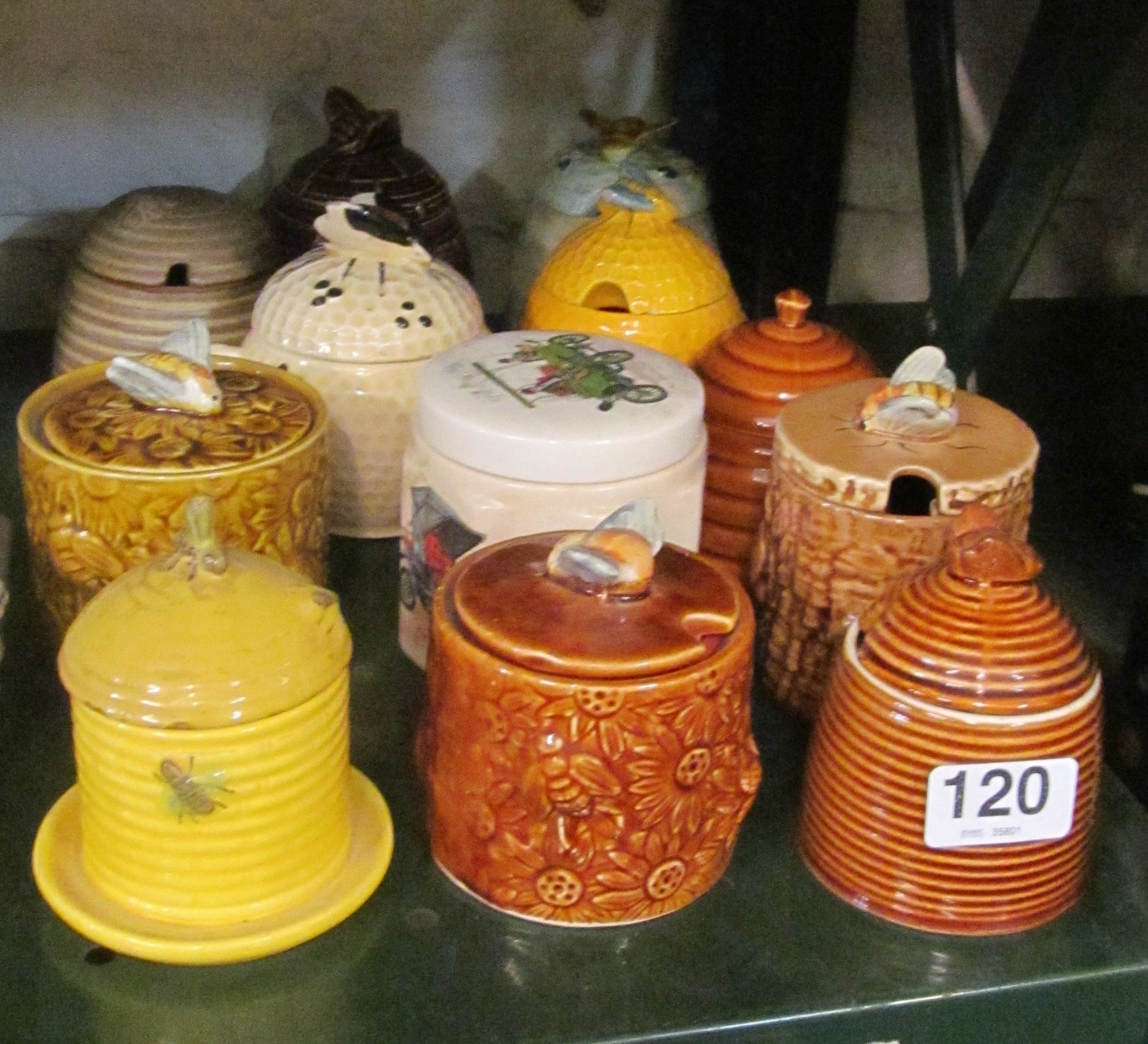 Various honey pots