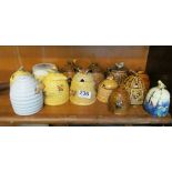 Various honey pots