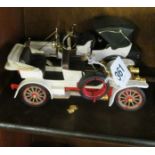 A Franklin Mint 1912 Packard Victoria and a 1904 Mercedes Simplex (a/f)