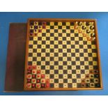 chess board and travelling set