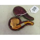 A small Meerschaum pipe (i.c.)