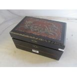A 19th Century portable writing box