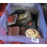 Various compacts, dressing table pots, purses, etc.