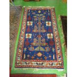 A Persian rug.