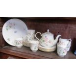 A floral teaset