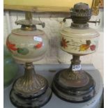 Two oil lamp bases