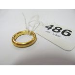 A 22ct gold ring