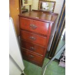 A 19th Century mahogany chest of four drawers