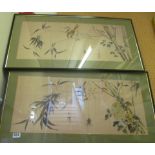 A pair oriental watercolours