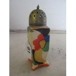 An Art Deco pepper pot