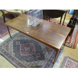 Modern low rosewood coffee table