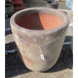 A cone shape garden pot