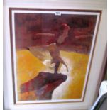 Robert Heindel limited edition print 'Dancer with Red Hair' 69/125
