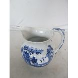 Some modern Fairings, blue and white jug and Oriental bowl