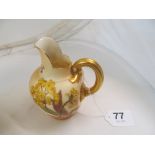 A similar large jug Rd No 29115 decorated various flowers