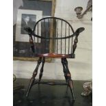 A stick back dolls/apprentice chair