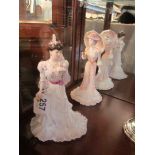 Two Coalport figure 'Sophie' and 'Eugenie'