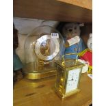 A carriage clock and another clock