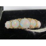 An 18k opal ring