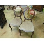2 Victorian chairs