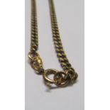 A 9ct gold necklace