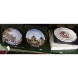 A Coverswall limited edition Charles & Diana plate, other commemorative plates and ten collectors