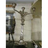 An Art Nouveau candelabra