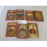 Various vintage postcard books Italian cities