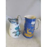 An Edwardian jug and another jug