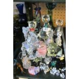 Various glass cats (sa/f)