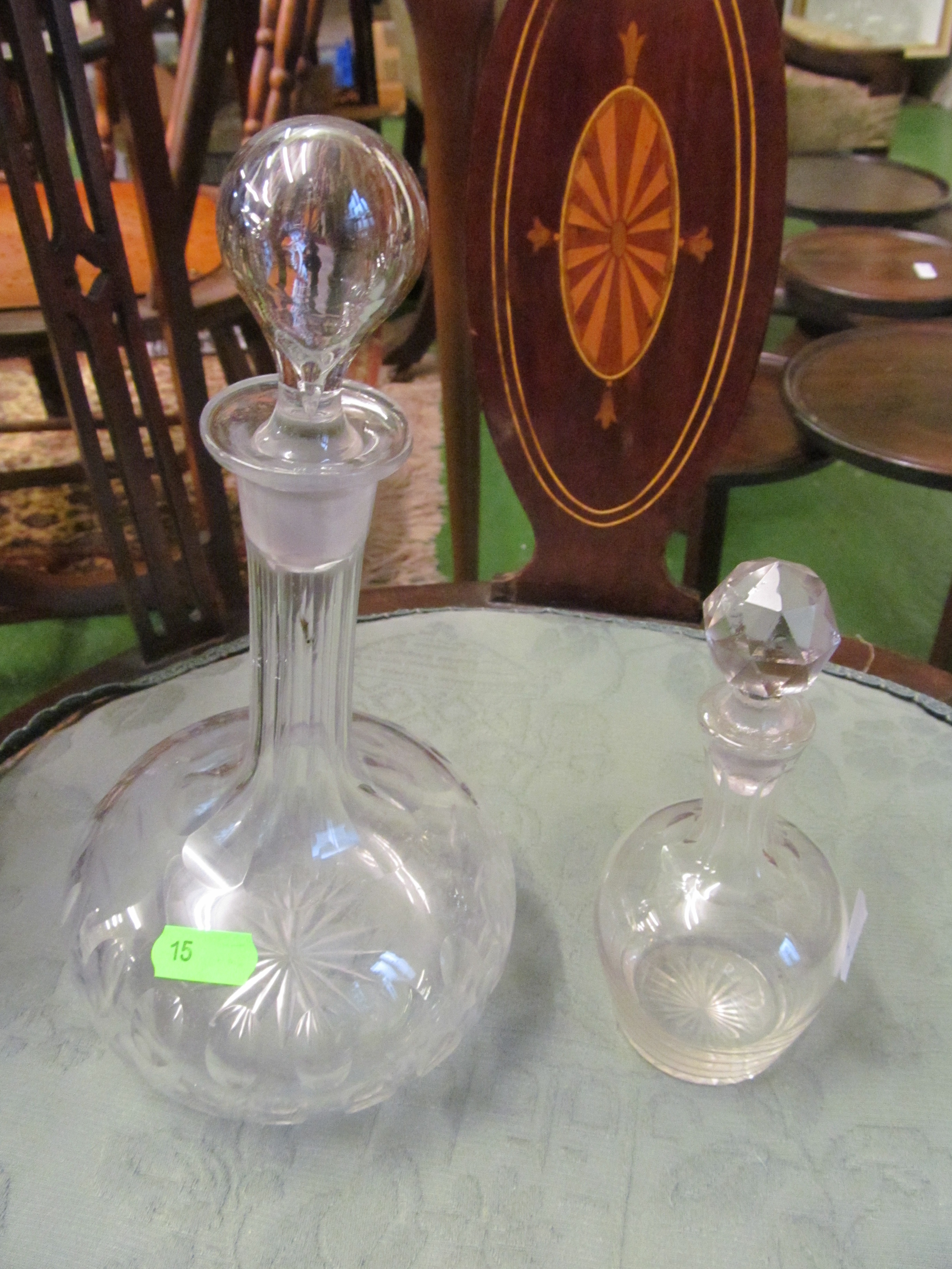 A sherry decanter, Shrub and four decanters - Image 5 of 5