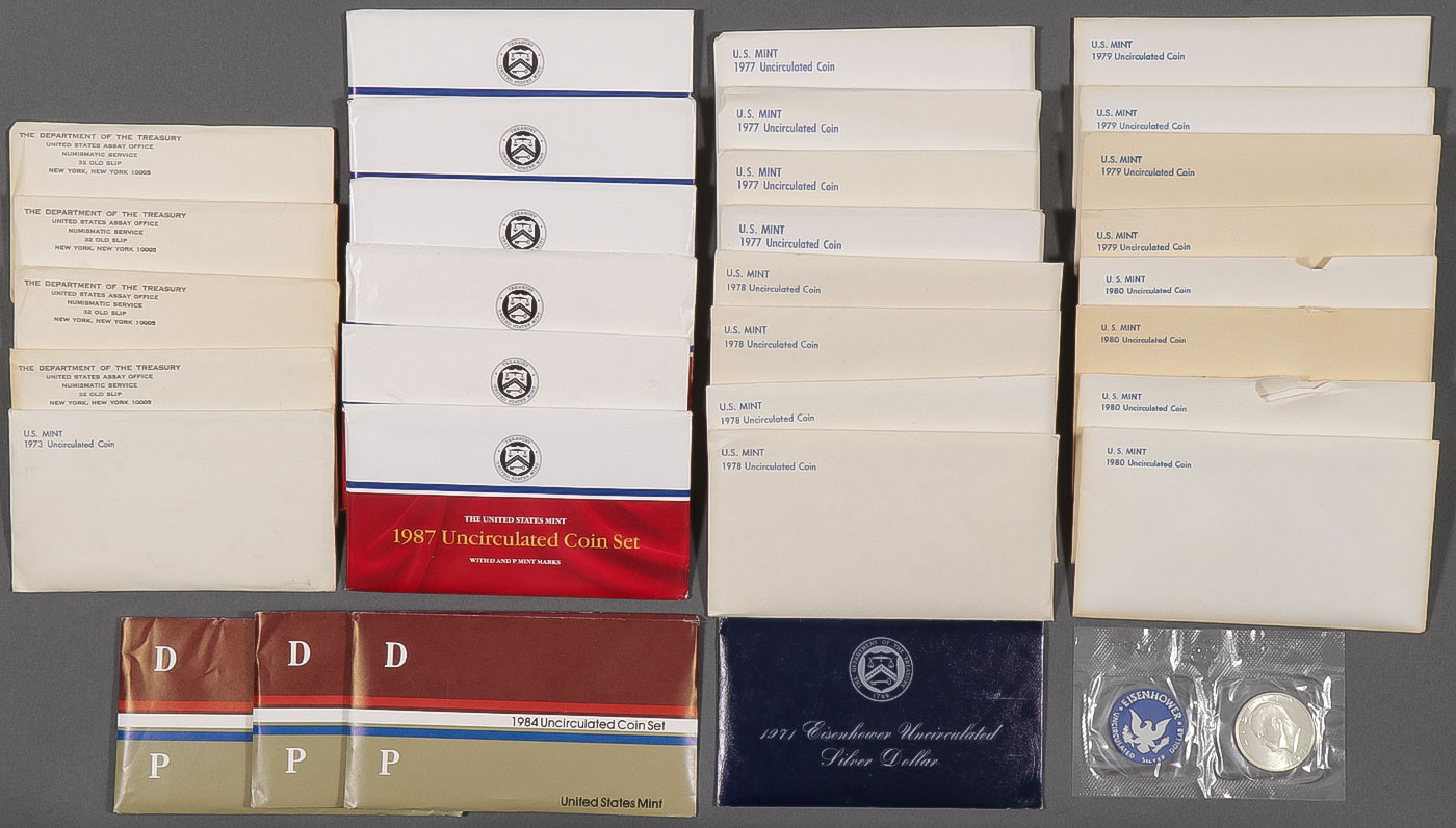 31 UNCIRCULATED U.S. COIN SETS