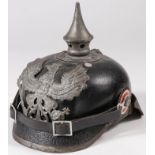 GERMAN WWI SPIKED HELMET