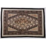 A NAVAJO TWO GREY HILLS RUG